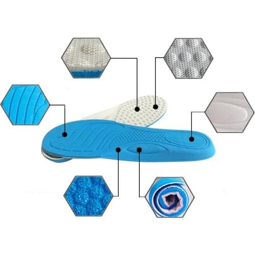 1 Pair Orthopedic Memory Foam Sport Support Insert Woman Men Shoes Feet Soles Pad Orthotic Breathable Stretch Running Cushion