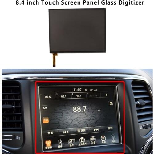 8.4 Inch Press Screen Panel Glass Digitizer for Jeep Dodge Grand Cherokee Dodge RAM 1500 Uconnect 3C 8.4 VP3 VP4
