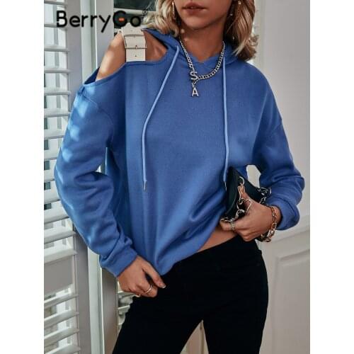 Женские толстовки BerryGo China At AliExpress
