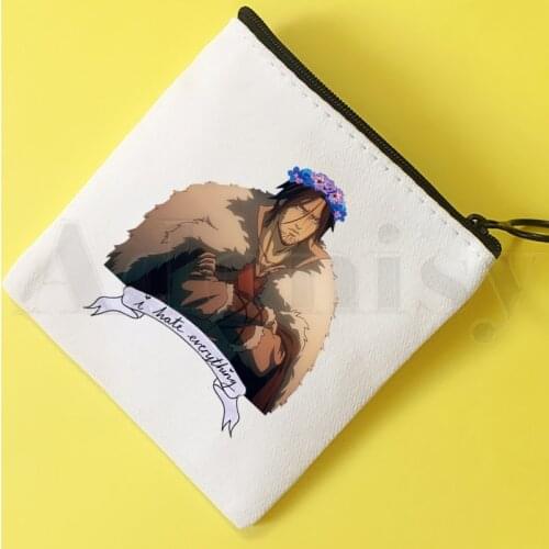 Castlevania Hunter Trevor Belmont Vampire Coin Purse Illustration Key Case Simple Small Cloth Bag New Creative Coin Purse