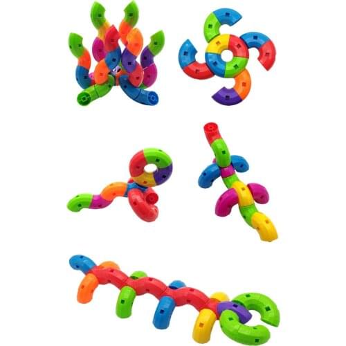 72Pcs/Set Pipe Building Blocks Children Parent-child Interactive Educational Toy