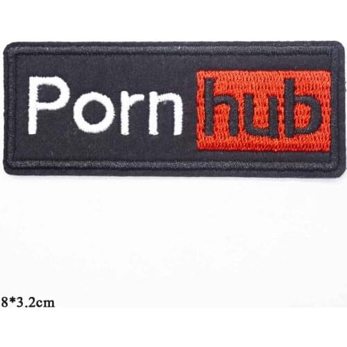 Home Is Best Save Water Pornhub Porn Sex Hub Letters Word Iron On Embroidered Clothes Patches For Adult Jeans Backpacks Clothing
