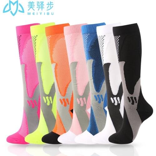 Compression Pressure Socks 7 Pair Per Set Riding Compression Socks Outdoor Sports Compression Socks Thigh High Stockings