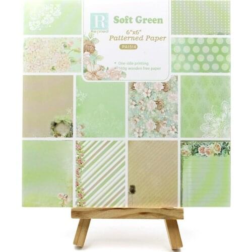 KSCRAFT 12pcs 6" Single-side Printed flowers pattern creative papercraft art paper handmade scrapbooking kit set book