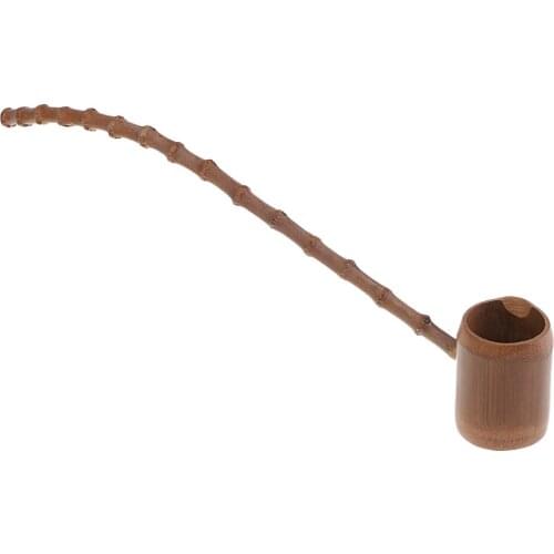 Long Handle Tea Scoop Bamboo Matcha Tea Spoon for Home Teahouse Supplies