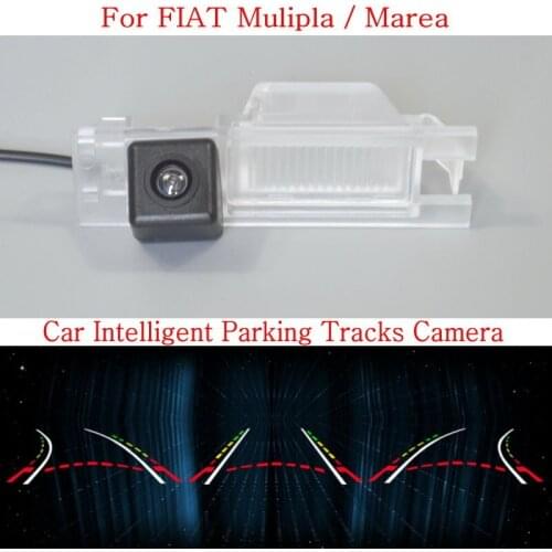 Lyudmila FOR FIAT Mulipla / Marea / Car Tracks Chip Camera / HD CCD Intelligent Dynamic Parking line Car Rear View Camera