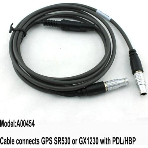 New cable A00454 connects GPS SR530 or GX1230 with PDL,HPB