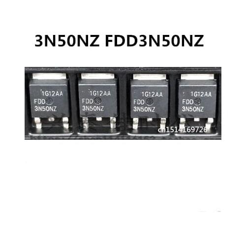 Original new 5pcs/ 3N50NZ FDD3N50NZ 2.5A/500V TO-252