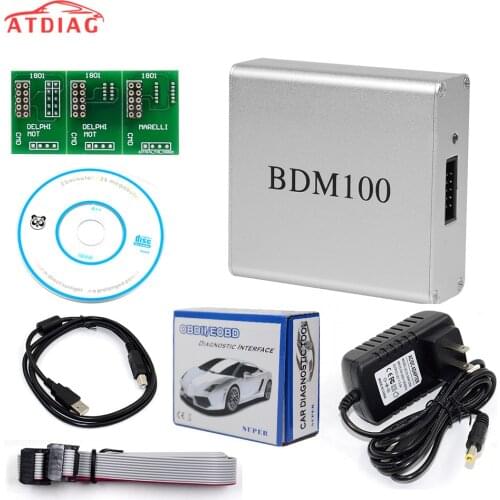 BDM100 V1255 Professional ECU Flasher Chip Tuning Programmer Interface BDM 100 ECU Flasher Code Reader OBDII Diagnostic Tool