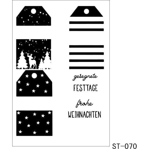 11x16cm Fireworks Clear Stamps Transparent Seal Silicone Seal TPR Christmas Wedding Roller Stamps DIY Scrapbook Album Card