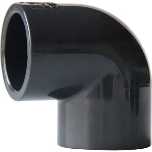 Gogo PVC pipe fittings elbow UPVC chemical pipe water supply pipe fittings right angle elbow 90 degree elbow 50-75mm