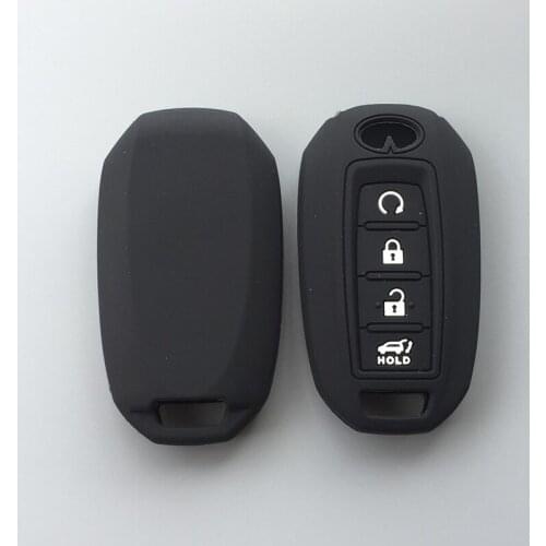 Silicone Car Key Cover Case For Infiniti QX50 QX60 Q70L 4button key