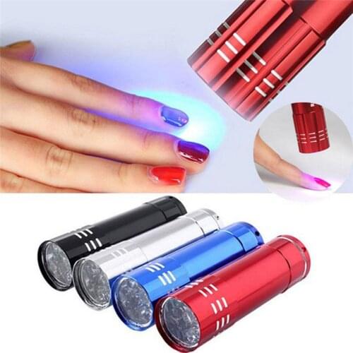 Biutee Nail Dryer Mini LED Flashlight UV Lamp Portable For Nail Gel Fast Dryer Cure 4 Colors Choose Nail Gel Cure Manicure Tool1