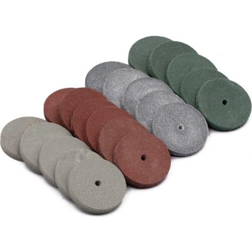 100pcs/Box Dental Silicone Rubber Polishing Grinding Wheels Burs Grinding Discs For Dental Laboratory Jewelry Rotating Materials