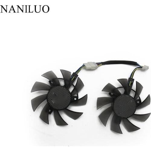 75MM FD8015U12D 6Pin RTX 2060 GTX1660 Ti Cooling Fan For ASUS GTX 1660 1660Ti TUF GAMING OC RTX2060 Graphics Card Cooler Fan