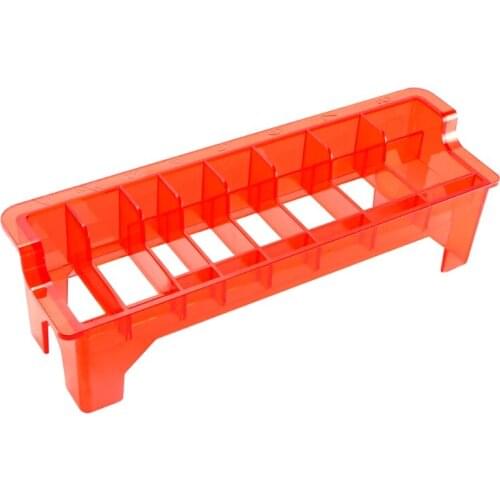 8 Grid Guide Limit Comb Storage Box Electric Hair Clipper Rack Organizer Case Barber Salon Hairdresser Tool