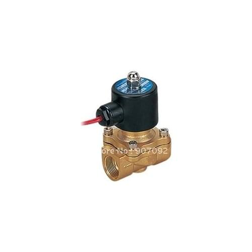 AC220V Water Solenoid Brass Valve 1'' 2/2 Way Electromagnetism Valve 2W250-25