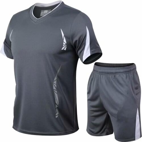 Running T Shirt Sport GYM Tshirt Short Sleeve Soccer Basketball Jersey Quick Dry Fitness Sports Suits Sportswear M-5XL