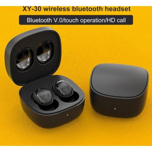 Bluelans 1 Set Bluetooth Headsets Lightweight Strong Compatibility 350mAh Charge Case TWS Wireless Earbuds for Gifts