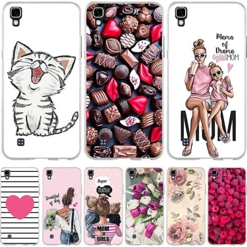 For LG X Power Cover Soft TPU Silicone Shell For LG X Power K220DS K220 Case Cats Patterned Capa For LG X Power US610 Coque