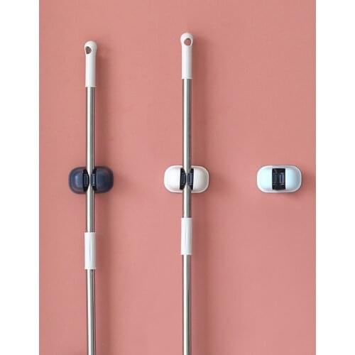 Mop Holder Mop Clips Mop Hooks Sanitary Mop Holder Wall Mop and Broom Holder