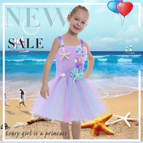 Sparkly Mermaid Kids Tutu Dress for Girls Party Dresses Princess Dance Prom Tutu Vestidos Flower Girls Wendding Birthday Costume