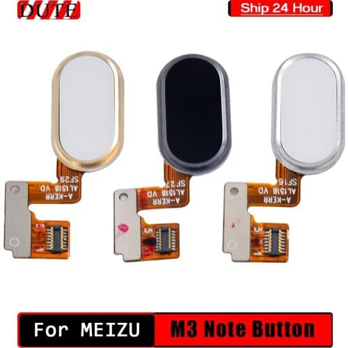 For Meizu M3 Note Button Fingerprint Ribbon Identification Sensor Flex Cable Replacement Parts / Meizu M3 Note L681H Home Button