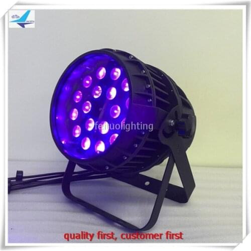 8lot Led Stage Par 64 Lighting 18x18 Led Dmx rgbwa uv Outdoor Par 64 Led 18*18w Led Par Zoom