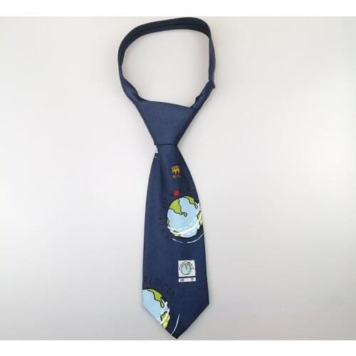 Collar Rope Unique Earth Pattern 10cm Tie Mens Gem Bow tie Striped Ties For Men Necktie accessories Wedding Necktie