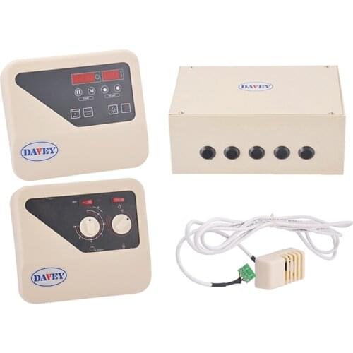 Sauna stove digital display external controller timing with light temperature dry steaming temperature control knob controller