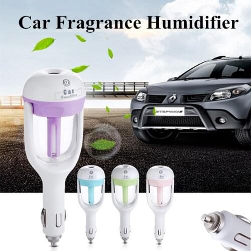 MINI Portable Car Air Humidifier Skin Purify Aromatherapy Essential Oil Aroma Spry Diffuser Moisturize Skin 12V DC 180°Rotation
