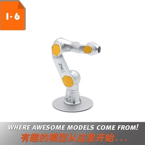 Robot 3D Model Toy Gift 1:6 PILZ PRBT Industrial Robot Model Manipulator Arm Model Vertical Multiple-Joint for Education,Collect