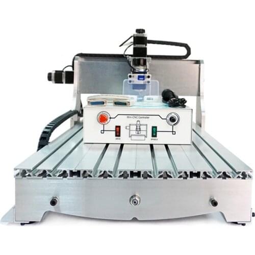 Russia no tax! CNC lathe 6040 Z-D300 4axis 110V/220V CNC milling machine router USB adpter