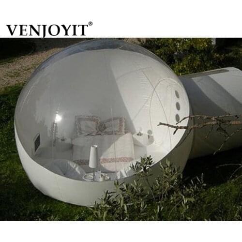 Stargaze Outdoor Single Tunnel Inflatable Bubble Camping Tent - HALF-N-HALF LOOK