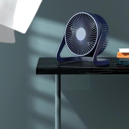 360° Rotatable USB Fan Detachable Mute Desktop Mini Fan Dormitory Blades Office Cooler 5 Air Fan Cooling Table For Home Air A7T2