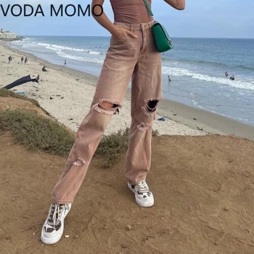 VODA MOMO Womens Summer Jeans
