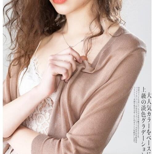 Korean 2020 Womens Casual Long Sweater Cardigan Soft Comfortable Simple Solid Free Size Loose Thin Spring Summer Outerwear