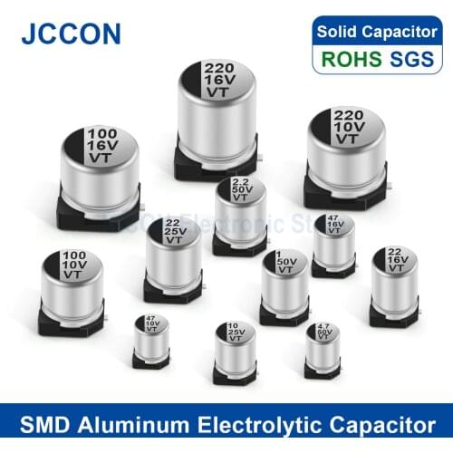 20Pcs SMD Aluminum Electrolytic Capacitor 6.3V 10V 16V 25V 35V 50V 63V 100V 400V 47UF 33UF 22UF 100UF 470UF 330UF 220UF 1000UF