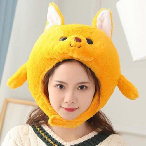 2021 Women Girls Kid Hats Cute Creative Kangaroo Shape Funny Cartoon Animal Hats for Gift Photography Props Gifts Keep Warm