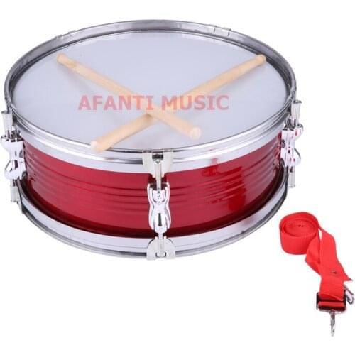 Afanti Music 14 inch Stainless Steel Snare Drum (SNA-132)