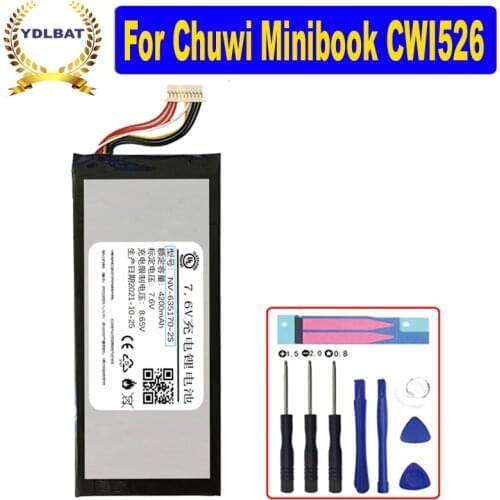 7.6V 3900mAh NV-635170-2S Battery for Chuwi Minibook CWI526 Tablet PC New LiPo Rechargeable Accumulator Replacement