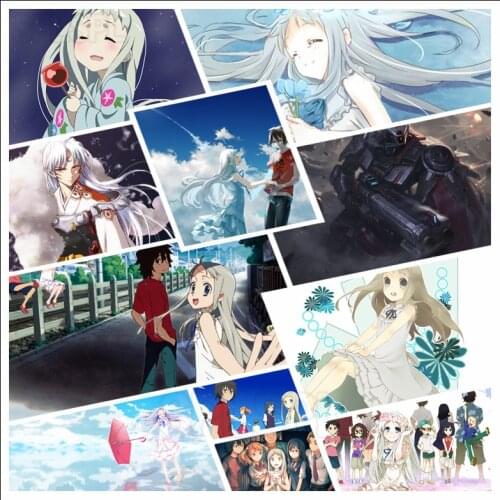 Diy Diamond Painting Japanese Round Face Silver-Haired Girl Cute Little Girl Enchanting Fox Daji Mermaid Queens Bedroom Poster