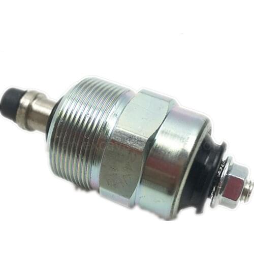 Free shipping excavator parts for Isuzu Cummins engine oil cut solenoid valve B3.3 flameout solenoid valve switch 12V24V