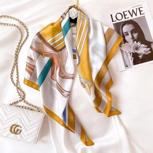 DANKEYISI Women Luxury Pure Silk Scarf Shawl Women Spring Autumn Long Scarves Ladies Brand 100% Silk Neck Scarf Female Foulard