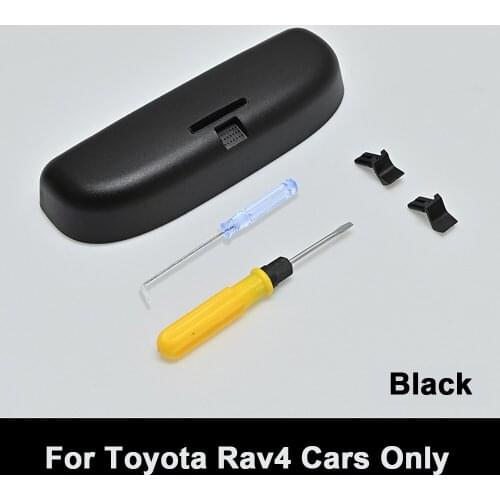 Carmilla ABS Organize Sunglasses Holder for Toyota RAV4 RAV 4 2011-2021 Interior Accessories Car Eyeglass Holder Glasses Storage