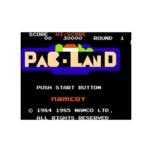 Pac-Land Region Free 60 Pin 8Bit Game Card For Subor Game Players