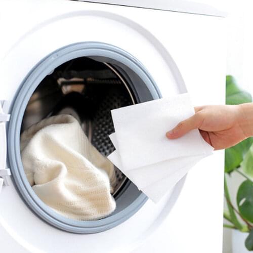 Useful Creative Dyeing Cloth Washing Machine Use Mixed Dyeing Proof Color Absorption Sheet Anti Dyed Cloth Laundry Papers