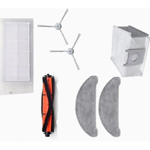 Robot Vacuum Cleaner Brush Dust Filter Bag for Xiaomi Roidmi Eve Plus Robotic Vacuum Cleaner Replacement Parts Accessories