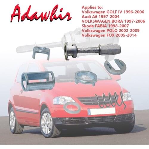 Metal Door Lock Cylinder Barrel Repair Kit For VW GOLF POLO BORA Audi A6 SKODA FABIA Front Right/Left 604837168 Lock cylinder