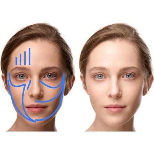 Natural Gua Sha Stone Set Guasha Board Women Chin Cheek Lift Up Belt Facial Massage Strap Anti Wrinkle Care Beauty Tools Spa